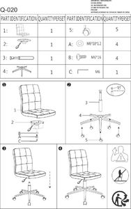 Krzesło biurowe Signal Q-020 Velvet Zielone 3