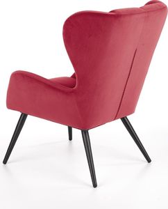Halmar Fotel uszak TYRION VELVET bordowy 3