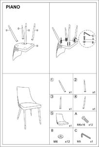 Signal Krzesło PIANO B VELVET zielone 3