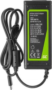 Zasilacz do laptopa Green Cell 45 W, USB-C, 3 A, 20 V (AD128P) 4