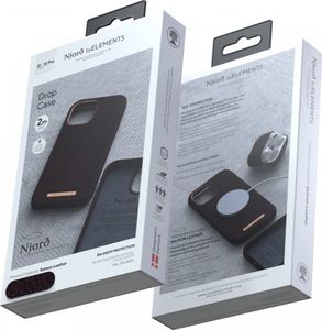 Njord by Elements Njord by Elements Etui z islandzkiej skóry łososia do iPhone 12 Pro Max purpurowe 13