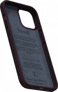 Njord by Elements Njord by Elements Etui z islandzkiej skóry łososia do iPhone 12 Pro Max purpurowe 6