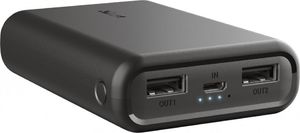 Powerbank Trust Pacto 10000 mAh Czarny  (23598) 2