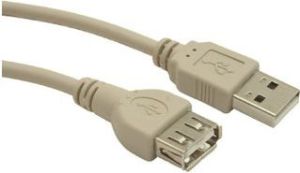 Kabel USB Value 2.0 Typ A M - A F 1,8m grey - S3112 1