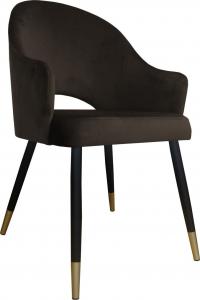 Atos Krzesło Velvet noga czarna/złota MG05 1