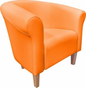 Atos Fotel Milo D20 pomarańczowy nogi 15 buk 1