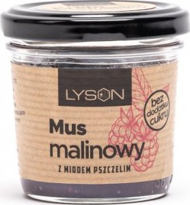Łysoń Mus malinowy z miodem bez dodatku cukru (CU596) - CU596 1