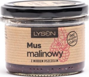Łysoń Mus malinowy z miodem bez dodatku cukru (CU597) - CU597 1