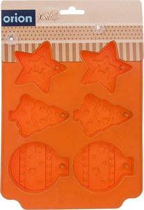 Orion Forma do pieczenia ciastek, silikonowa, świąteczna, bombki, choinka, gwiazda 4
