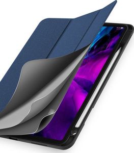 Etui na tablet Dux Ducis Dux Ducis Domo Lite składany pokrowiec etui na tablet z funkcją Smart Sleep podstawka iPad Pro 12.9 2020 / iPad Pro 12.9 2018 niebieski 12