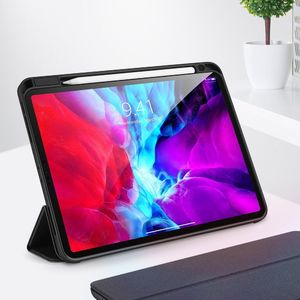 Etui na tablet Dux Ducis Dux Ducis Domo Lite składany pokrowiec etui na tablet z funkcją Smart Sleep podstawka iPad Pro 12.9 2020 / iPad Pro 12.9 2018 niebieski 13