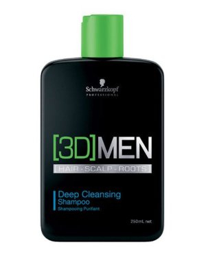 Schwarzkopf 3DMEN Deep Cleansing Shampoo Szampon do włosów 250ml 1