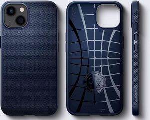 Spigen Etui Spigen Liquid Air Apple iPhone 13 Navy Blue (SPN1780BLU) - SPN1780BLU 5