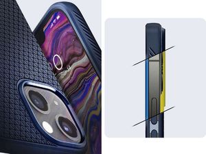 Spigen Etui Spigen Liquid Air Apple iPhone 13 Navy Blue (SPN1780BLU) - SPN1780BLU 6