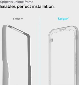 Spigen SZKŁO HARTOWANE SPIGEN ALM GLASS FC 2-PACK IPHONE 13 PRO MAX BLACK 7