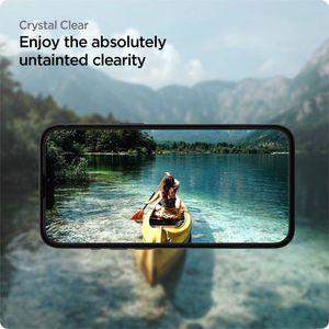 Spigen SZKŁO HARTOWANE SPIGEN ALM GLASS FC 2-PACK IPHONE 13 / 13 PRO BLACK 10