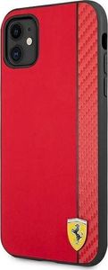 Ferrari Ferrari FESAXHCN61RE iPhone 11 6,1" czerwony/red hardcase On Track Carbon Stripe 2