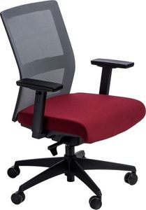 Krzesło biurowe Maduu Studio Press Szaro-czerwone 1
