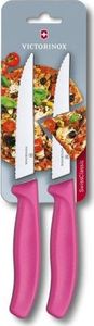 Victorinox 2 noże Victorinox do pizzy, ząbk. 12 cm, różowe 1