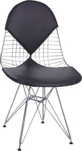 D2 Design Krzesło Net double czarna poduszka 1