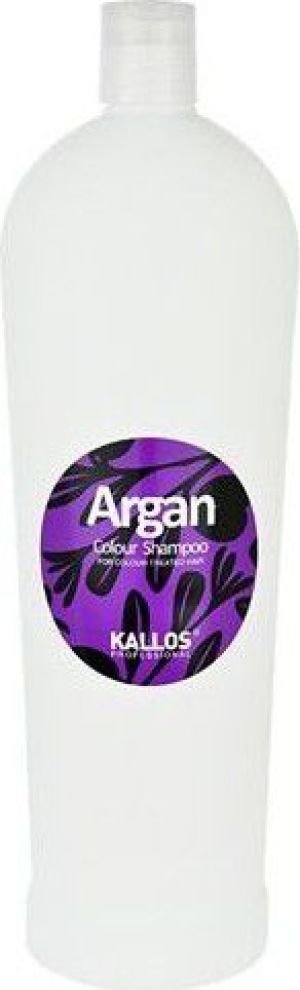 Kallos Argan Colour Shampoo Szampon do włosów farbowanych 1000ml 1