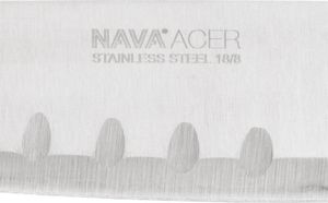 NAVA Nóż kuchenny stalowy, SANTOKU, azjatycki, japoński, do siekania, ACER, 30 cm 2