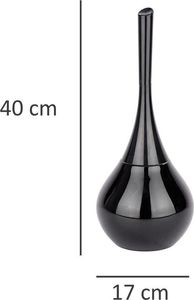 Wenko Szczotka do WC stojąca czarny (23371) 2