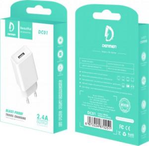 Ładowarka Denmen DC01 1x USB-A 2.4 A (29376) 2