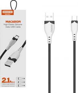 Kabel USB Somostel USB-A - microUSB 1.2 m Czarny (28264) 2