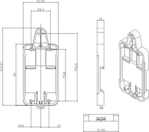 Sonoff Sonoff Dr Uchwyt Montażowy Na Szybę Din Do Rozdzielnicy (Im180207001) 3