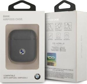 BMW Etui ochronne Geniune Leather do AirPods 1/2 granatowe 3
