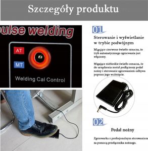 Techrebal PROF. ZGRZEWARKA IMPULOSOWA PUNKTOWA SUNKKO 737G+ 12