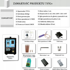 Techrebal PROF. ZGRZEWARKA IMPULOSOWA PUNKTOWA SUNKKO 737G+ 3