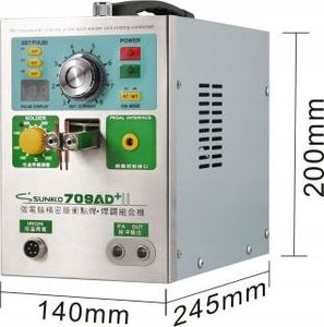 Techrebal ZESTAW SPAWARKA ZGRZEWARKA IMPULSOWA SUNKKO 709AD+ 4