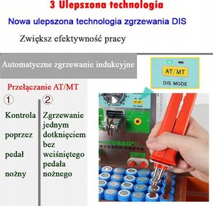 Techrebal ZESTAW SPAWARKA ZGRZEWARKA IMPULSOWA SUNKKO 709AD+ 5