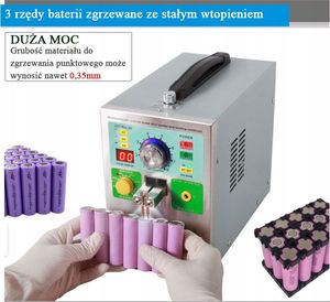 Techrebal ZESTAW SPAWARKA ZGRZEWARKA IMPULSOWA SUNKKO 709AD+ 9