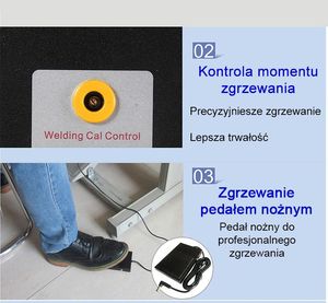 Techrebal ZESTAW SPAWARKA ZGRZEWARKA IMPULSOWA SUNKKO 737G 13