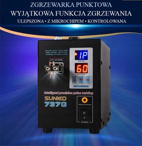 Techrebal ZESTAW SPAWARKA ZGRZEWARKA IMPULSOWA SUNKKO 737G 3