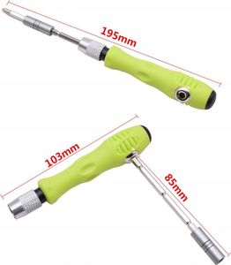 Techrebal Zestaw precyzyjnych wkrętaków 32w1 6