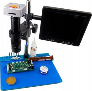 Mikroskop Techrebal MIKROSKOP INSPEKCYJNY DO SERWISU KAMERA 22MP BAZA 2