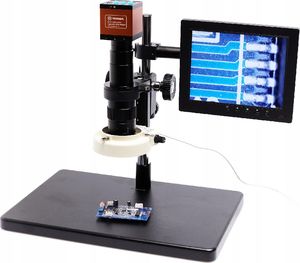 Mikroskop Techrebal MIKROSKOP DLA ELEKTRONIKA KAMERA 4K EKRAN 8 CALI 1