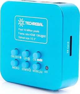 Mikroskop Techrebal MIKROSKOP DLA ELEKTRONIKA Z KAMERĄ 4K WYŚWIETLACZ 6