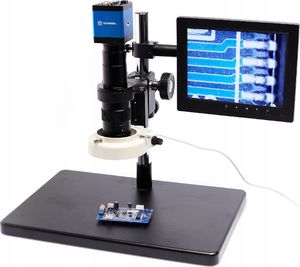 Mikroskop Techrebal MIKROSKOP DLA ELEKTRONIKA KAMERA HDMI FULLHD EKRAN 1