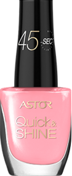 Astor  lakier Quick & Shine Nail Polish 8ml 205 Blooming Cherry Tree 1