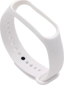 Hurtel Opaska Xiaomi Mi Band 5 6 Silikonowa Biała 1