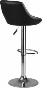 Sofotel Hoker barowy z oparciem Nerra czarny - 2 sztuki 5
