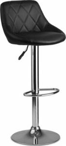 Sofotel Hoker barowy z oparciem Nerra czarny - 2 sztuki 7