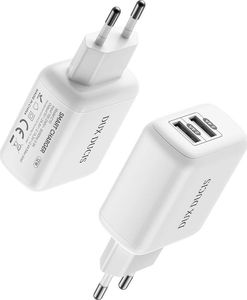 Ładowarka Dux Ducis C10 2x USB-A 2.4 A (6934913049563) 2