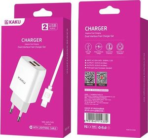 Ładowarka Kaku KSC-397 2x USB-A 2.4 A (6921042114330) 4