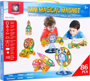 1life Klocki Magnetyczne Zestaw 86 elementów 5